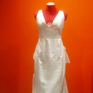 Custom-Made Satin Wedding Dress
